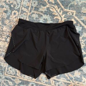 Lululemon Find Your Pace High Rise Lined Short 3” Black 8